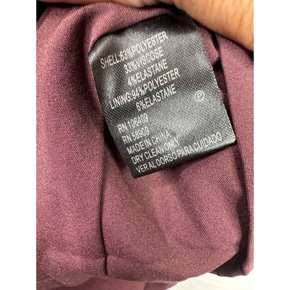 Antonio Melani Sleeveless Ruffle Dress size 8‎ Purple - Picture 3 of 6